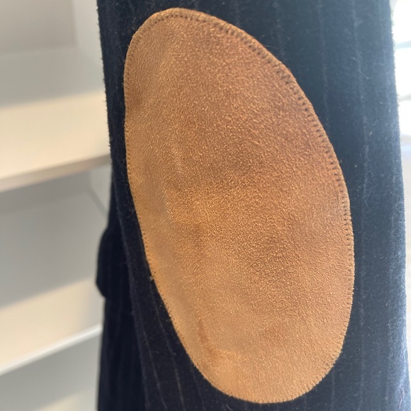 Zara woman blue wool stripe blazer - Picture 5 of 11